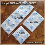 Ice gel THERMAFREEZE pengganti es batu THERMA FREEZE rectangle frozen (price/cell)